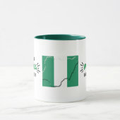 ナイジェリアおもしろい国旗 マグカップ (中央)