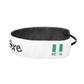 ナイジェリアとナイジェリア国旗の名前 アスレチックヘッドバンド (右)