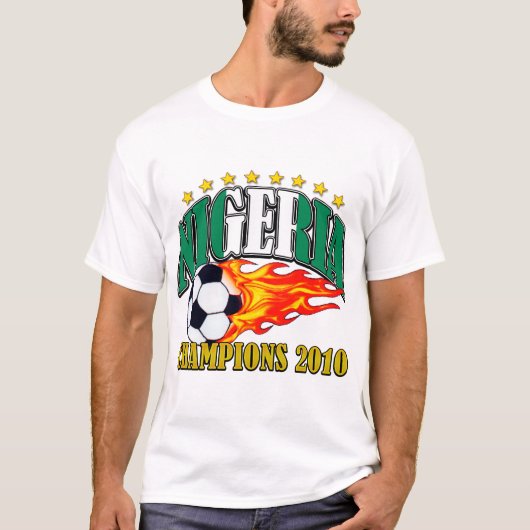 ナイジェリアのサッカー Tシャツ (正面)