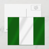 ナイジェリアのシャツ・プレゼント国旗 ポストカード (正面/裏面)