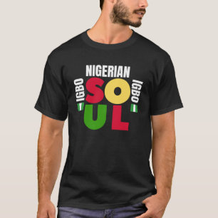 ナイジェリアのソウルIgbo祖先の開始DNA Tシャツ