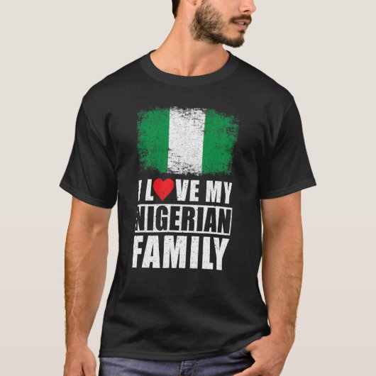 ナイジェリアのナイジェリア一家 Tシャツ (正面)