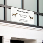 ナイジェリアのパーソナライズされた矮性酪農ヤギ番組 横断幕 (ビルの外側)