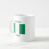 ナイジェリアのマグ コーヒーマグカップ (正面左)