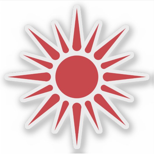 ナイジェリアのレッドサン シール (正面)