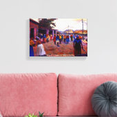 ナイジェリアの人々Mojisola Gbadamosi Okubule キャンバスプリント (インサイチュ (リビング))