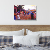 ナイジェリアの人々Mojisola Gbadamosi Okubule キャンバスプリント (インサイチュ (寝室))