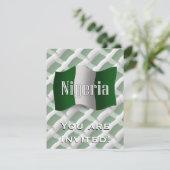 ナイジェリアの国旗 招待状 (スタンド正面)