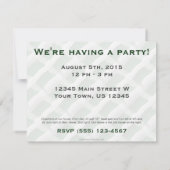 ナイジェリアの国旗 招待状 (裏面)