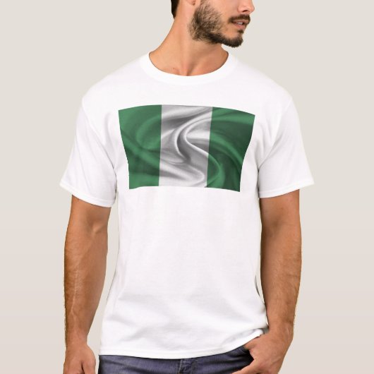 ナイジェリアの国旗 Tシャツ (正面)