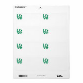 ナイジェリアの愛 ラベル (フルシート)