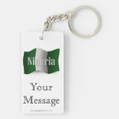 ナイジェリアの振る旗 キーホルダー (裏面)