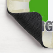 ナイジェリアの旗の地図2.0 マウスパッド (コーナー)