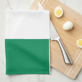 ナイジェリアの旗 キッチンタオル (四つ折り)