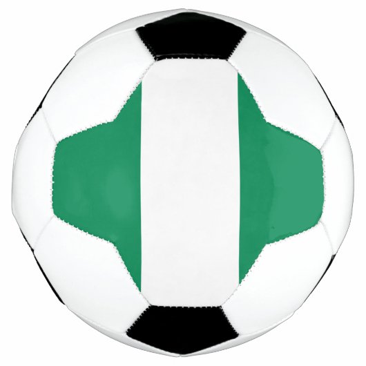 ナイジェリアの旗 サッカーボール (正面)