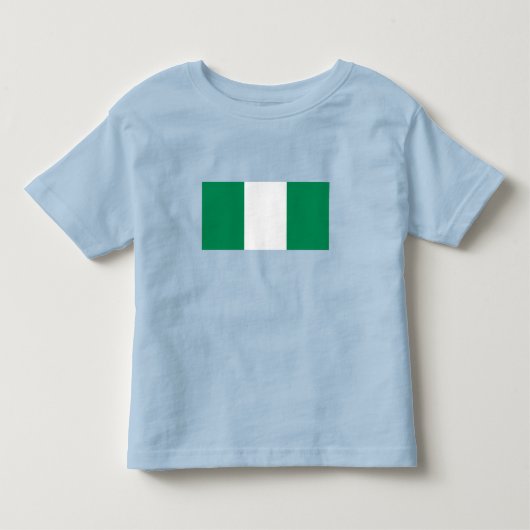 ナイジェリアの旗 トドラーTシャツ (正面)