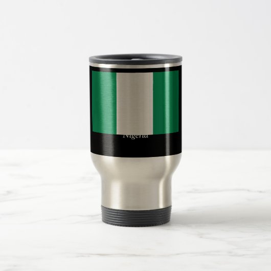 ナイジェリアの旗 トラベルマグ (中央)