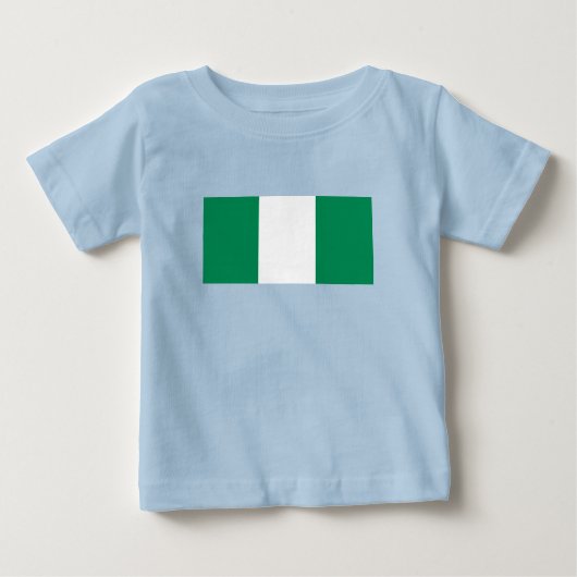 ナイジェリアの旗 ベビーTシャツ (正面)