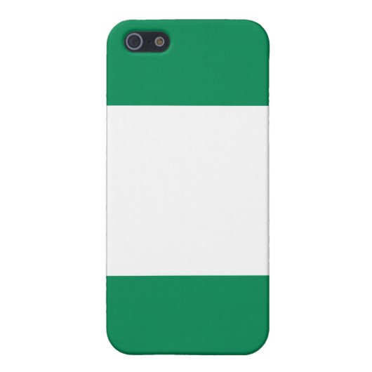 ナイジェリアの旗 iPhoneケース (裏面)