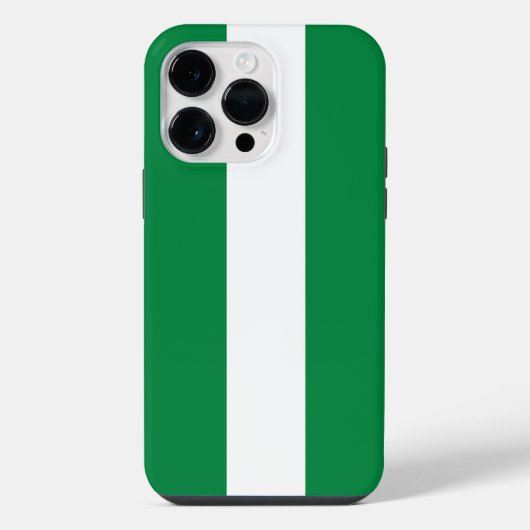 ナイジェリアの旗 iPhoneケース (裏面)