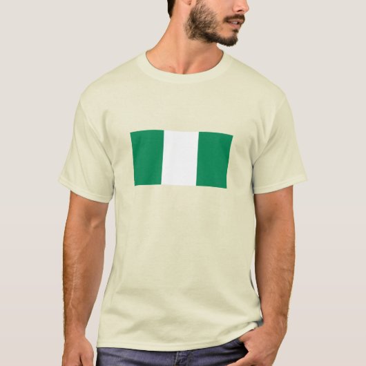 ナイジェリアの旗 Tシャツ (正面)