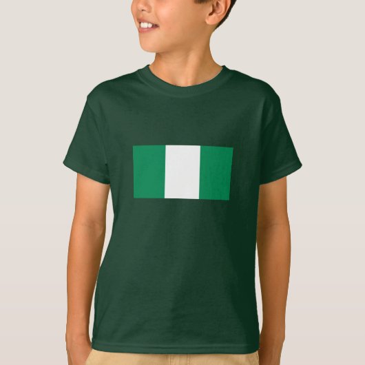 ナイジェリアの旗 Tシャツ (正面)
