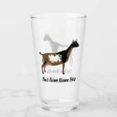 ナイジェリアの矮性乳用ヤギ タンブラーグラス (正面)