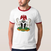 ナイジェリアの紋章付き外衣 Tシャツ (正面)