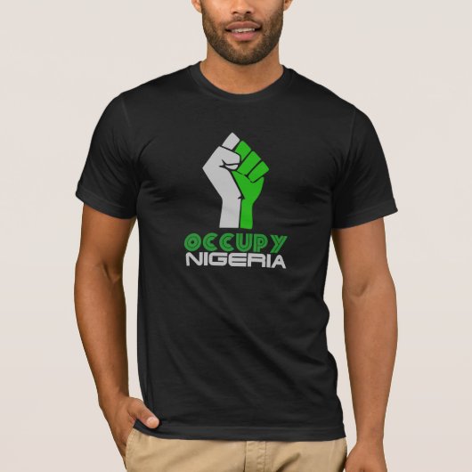 ナイジェリアのTシャツを占めて下さい Tシャツ (正面)