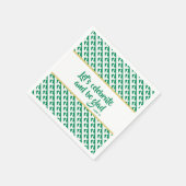 ナイジェリアカスタムお祝いパーティー紙 スタンダードカクテルナプキン (角)