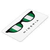 ナイジェリアカスタムシェード文字&カラーマグネット マグネット (左側)