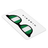 ナイジェリアカスタムシェード文字&カラーマグネット マグネット (右側)