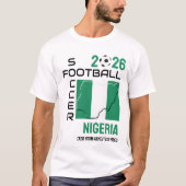 ナイジェリアサッカーカスタム2026 ANY YEAR Tシャツ (正面)