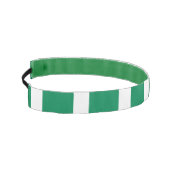 ナイジェリアスリップまたは滑ること国旗を持つノーヘッドバンド アスレチックヘッドバンド (左)