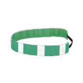 ナイジェリアスリップまたは滑ること国旗を持つノーヘッドバンド アスレチックヘッドバンド (右)