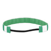 ナイジェリアスリップまたは滑ること国旗を持つノーヘッドバンド アスレチックヘッドバンド (裏面)