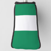 ナイジェリア国旗のゴルフパターカバー ゴルフヘッドカバー (回転90)