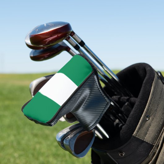 ナイジェリア国旗のゴルフパターカバー ゴルフヘッドカバー (インサイチュ)