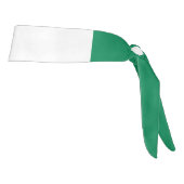 ナイジェリア国旗のホワイトグリーンコート・オブ・アームズ タイヘッドバンド (回転90)