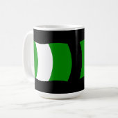 ナイジェリア国旗のマグカップ コーヒーマグカップ (正面左)