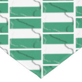 ナイジェリア国旗の地図スタイリッシュ愛国幾何学 テーブルクロス (アングル)