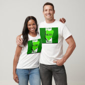 ナイジェリア国旗の男子Tシャツ Tシャツ (ユニセックス)