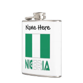 ナイジェリア国旗の黒の個人設定 フラスク (左)