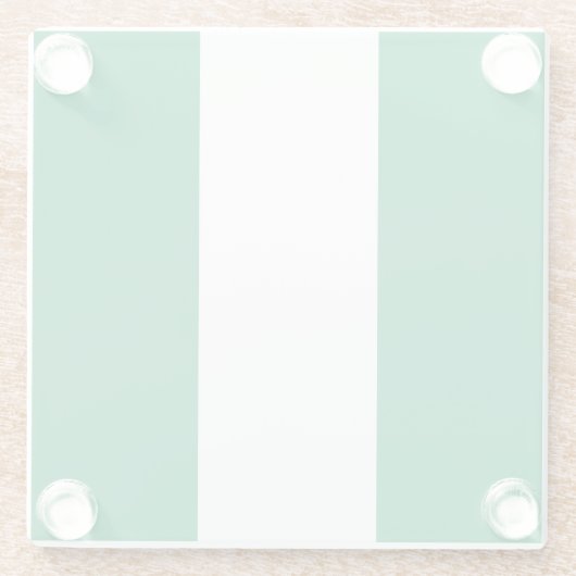 ナイジェリア国旗を持つガラスコースター ガラスコースター (裏面)