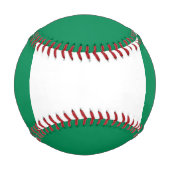 ナイジェリア国旗を掲げた愛国的野球 野球ボール (正面)