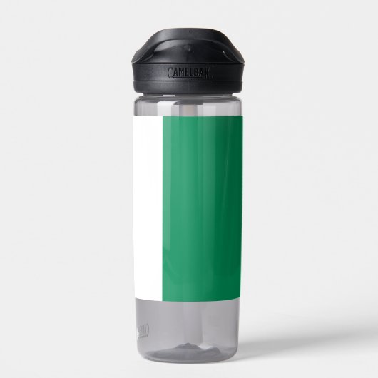 ナイジェリア国旗を掲げた水瓶 ウォーターボトル (背面)