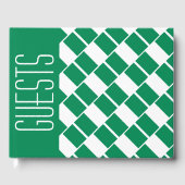 ナイジェリア国旗カスタマイズ国緑ナイジェリア ゲストブック (正面)