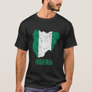 ナイジェリア国旗ナイジェリア国旗Nigeriaワイシャツfor Women Tシャツ