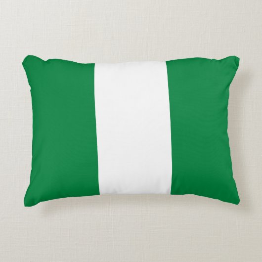 ナイジェリア国旗 アクセントクッション (正面)