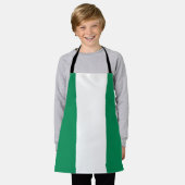 ナイジェリア国旗 エプロン (着用した状態)